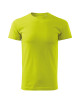 Adler MALFINI Herren T-Shirt Basic Free F29 Limette Computerstickerei