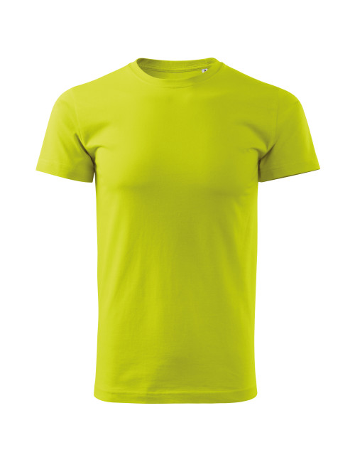 Adler MALFINI Herren T-Shirt Basic Free F29 Limette Computerstickerei