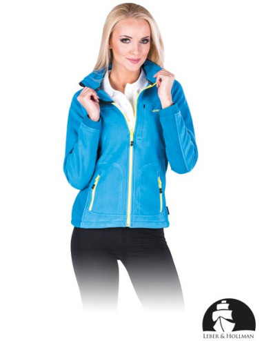 LEBER&amp;HOLLMAN PROTECTIVE FLEECE SWEATSHIRT LH-LADYFLY N BLUE