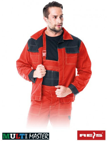 Protective jacket mmb cb red-black Reis