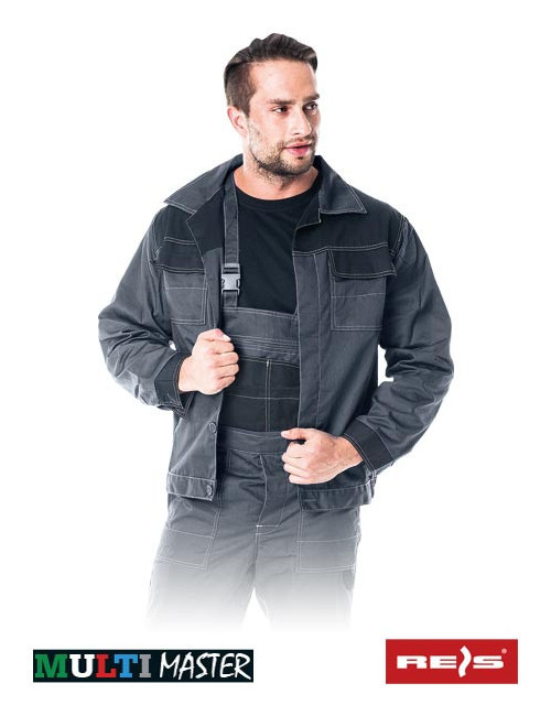 Bluza ochronna mmb sb szaro-czarny Reis