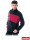 Schützendes Fleece-Sweatshirt Polar-Doble CB rot-schwarz Reis