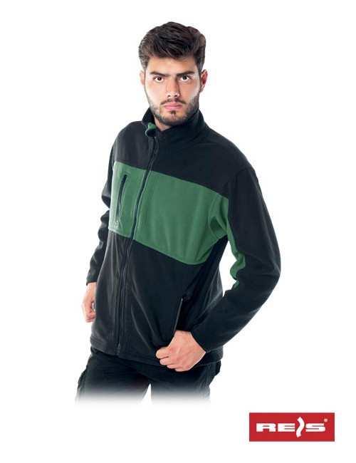 Protective fleece sweatshirt polar-doble zb green-black Reis
