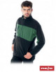 2Schutz-Fleece-Sweatshirt Fleece-doble zb grün-schwarz Reis