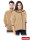 Schützendes Fleece-Sweatshirt Polar-Honigbeige Reis