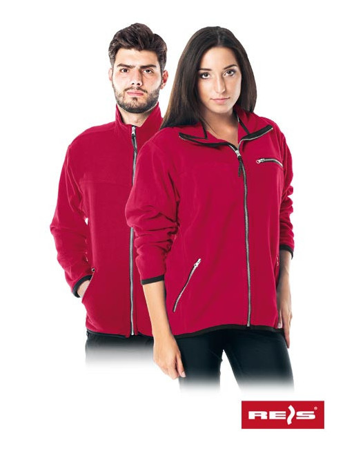 Protective fleece sweatshirt polar-honey c red Reis