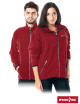 Bluza z polaru ochronna polar-honey dc ciemnoczerwony Reis