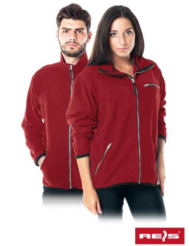 Protective fleece sweatshirt polar-honey dc dark red Reis