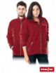 2Protective fleece sweatshirt polar-honey dc dark red Reis