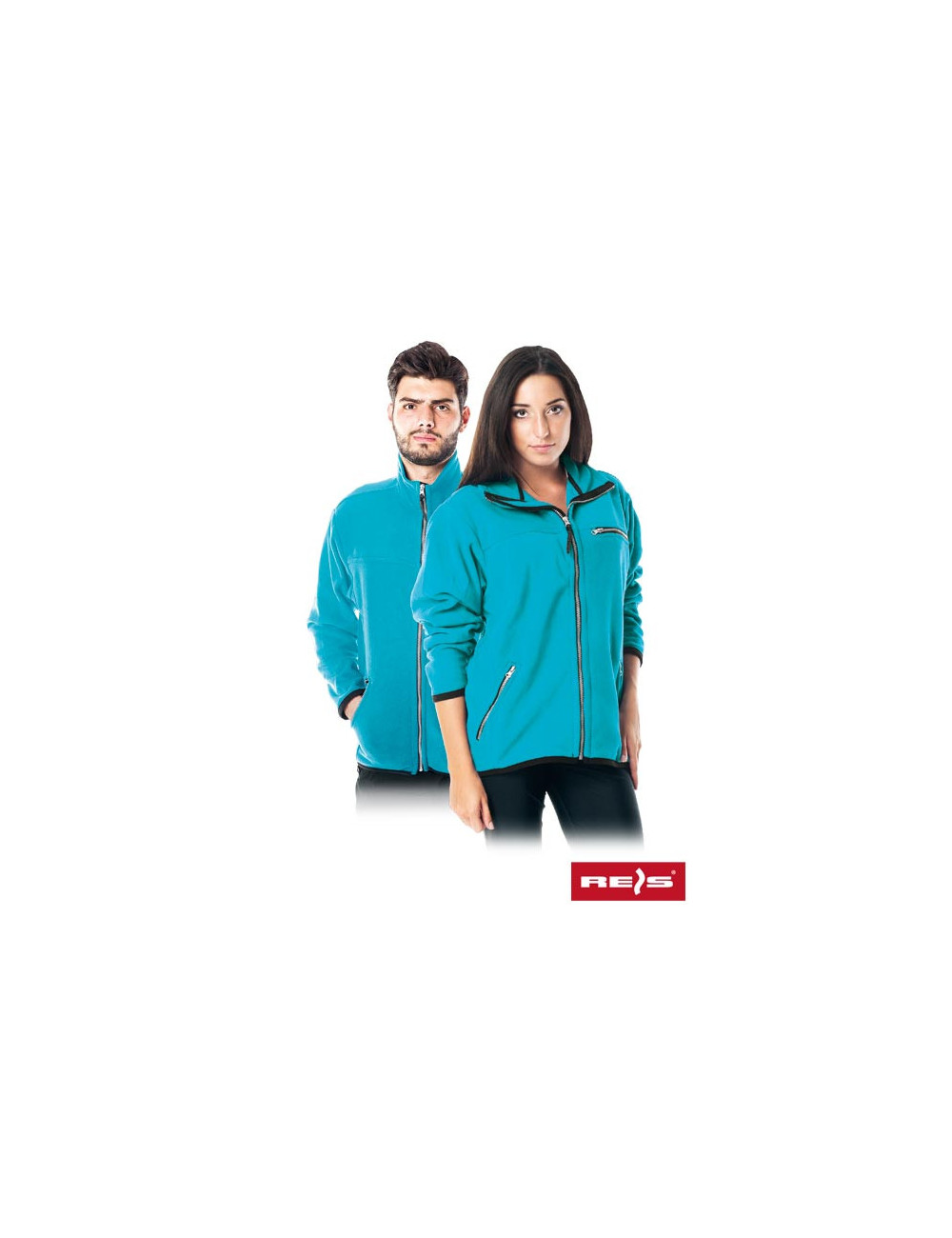 Protective fleece sweatshirt polar-honey jn light blue Reis