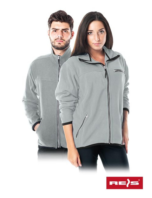 Schützendes Fleece-Sweatshirt Polar-Honey js hellgrau Reis