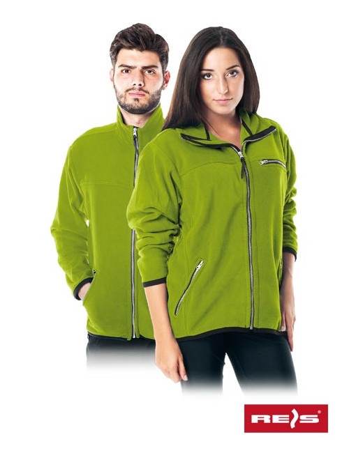 Protective fleece sweatshirt polar-honey l lime Reis