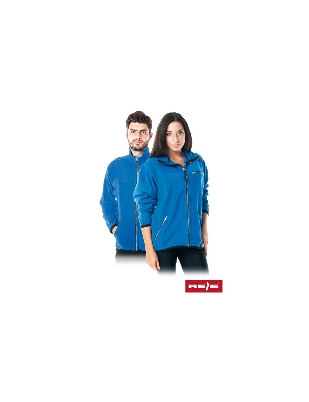 Protective fleece sweatshirt polar-honey n blue Reis