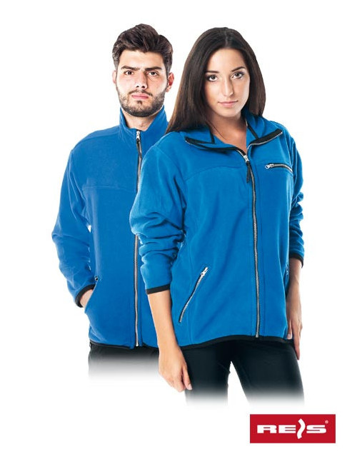 Schützendes Fleece-Sweatshirt Polar-Honey n Blue Reis