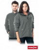 2Das schützende Fleece-Sweatshirt von Polar-Honey in Grau/Stahl