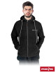 Protective fleece jacket polar-hood b black Reis