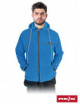 Protective fleece jacket polar-hood n blue Reis