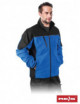 2Schützendes Fleece-Sweatshirt Fleece-Shell NB blau-schwarz Reis