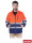 Protective fleece sweatshirt polstrip pg orange-navy Reis