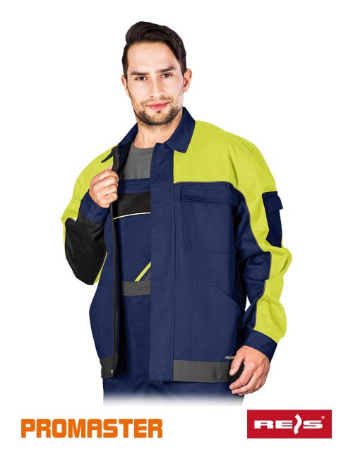 Protective jacket pro-j gys navy-yellow-grey Reis
