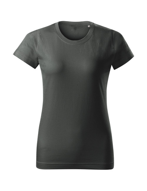 Adler MALFINI Women`s T-shirt Basic Free F34 dark khaki with the company logo