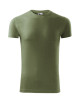 Adler MALFINI Men`s T-shirt Viper 143 khaki embroidery logo