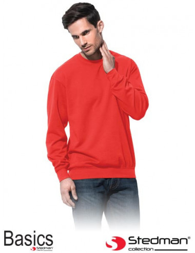 Men`s sweatshirt st4000 sre red scarl Stedman
