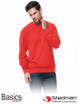 2Herren-Sweatshirt ST4000 Silber Rot Scharlachrot Stedman