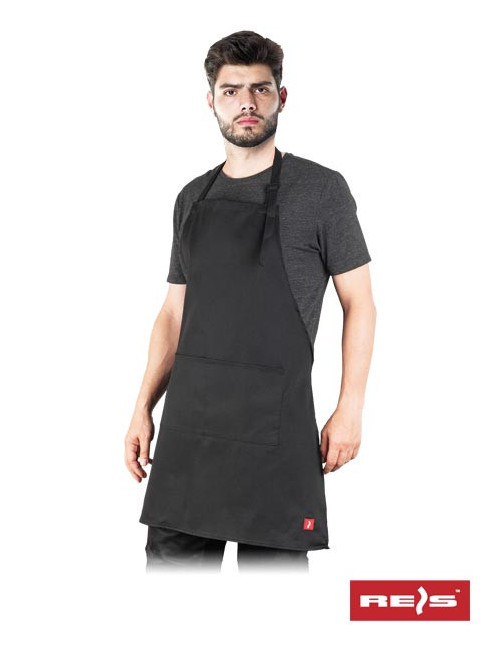"Reis Apron FDIN B Black - Durable, Adjustable, Ideal for Custom Logo