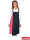 Apron fduo-2k bfu black and pink fuschia Reis