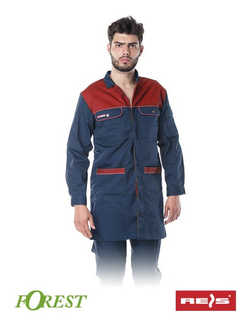 Schutzschürze ff gdc marineblau und dunkelrot Reis