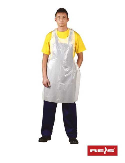 Fol-Schürze aus weißem Reis