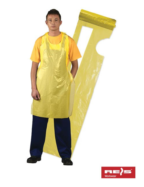 Fol-Rollschürze gelb Reis