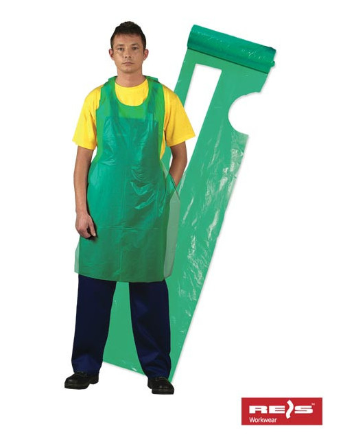 Ffo-Rollschürze mit grünem Reis