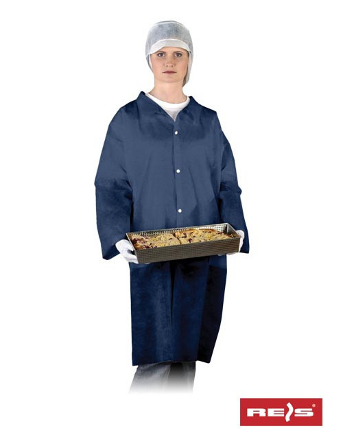 Schürze flab g marineblau Reis