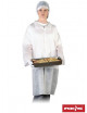 Flab apron in white Reis