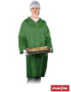 Flab apron with green Reis