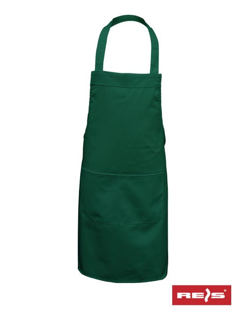 "Quality Apron FPB-2K BOG Bottle Green Reis - Durable, Easy-Care Fabr