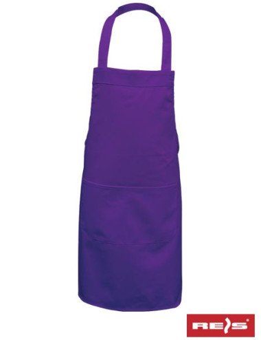 "Quality Apron FPB-2K V Purple Reis - Durable, Customizable with Logo