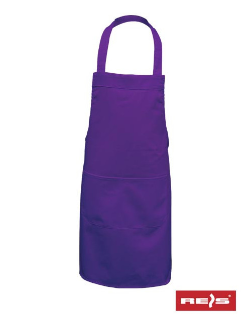 "Quality Apron FPB-2K V Purple Reis - Durable, Customizable with Logo