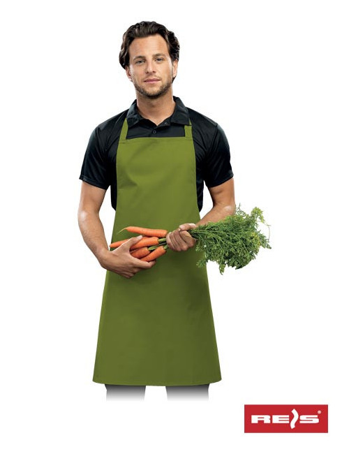 "Reis FPB-KL L Lime Apron: Durable, Adjustable, Stylish & Customizabl