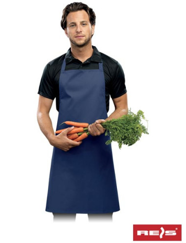 "High-Quality Reis Apron in MAB Marina Blue - Customizable with Logo 