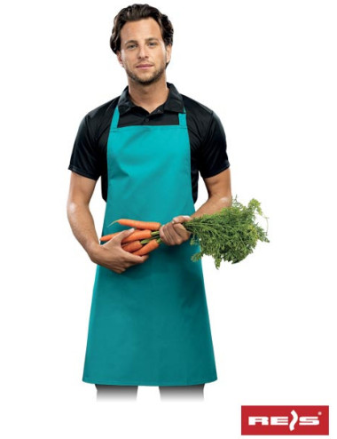 "Reis Turquoise Apron FPB-KL TU: Durable, Comfortable, Customizable w