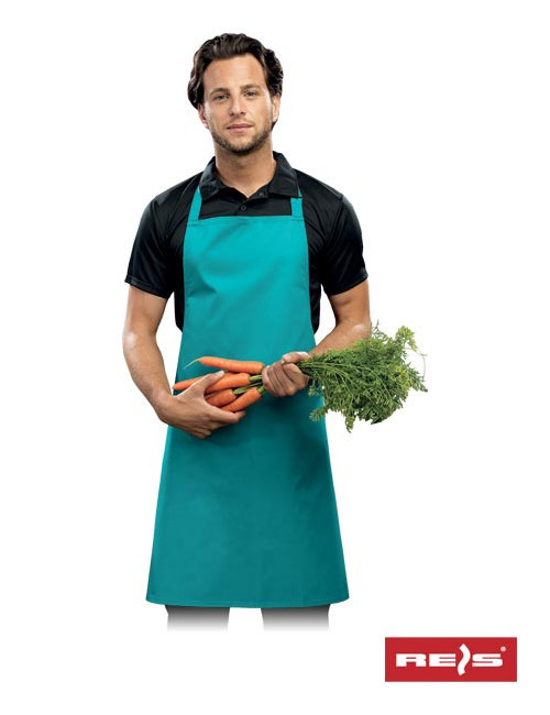 "Reis Turquoise Apron FPB-KL TU: Durable, Comfortable, Customizable w