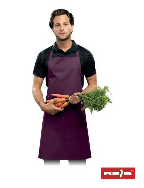 "Reis Apron fpb-kl vab in Purple Aubergine - Durable, Lightweight & C