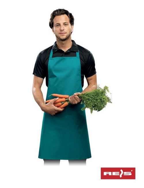 "High-Quality, Customizable Apron fpb-kl ztl Green Teal from Reis - P