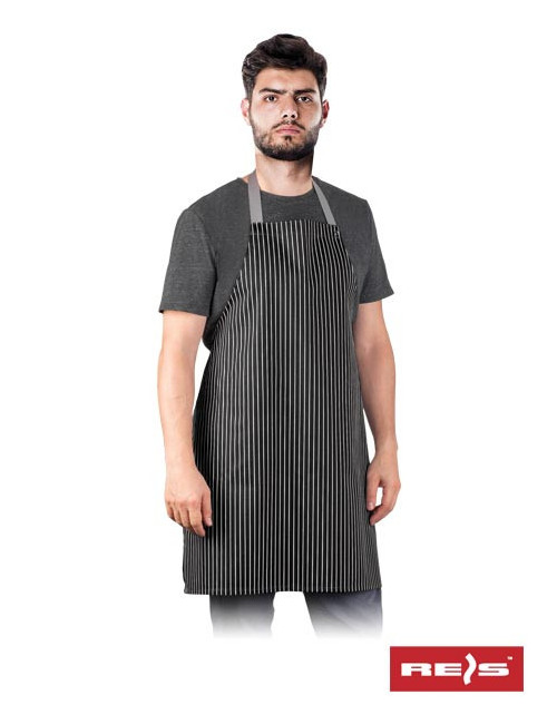 Fpb-Strap BW Schürze schwarz und weiß Reis