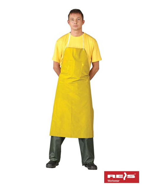 FPVC Schutzschürze gelb Reis