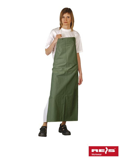 Protective apron fpcvlux with green Reis