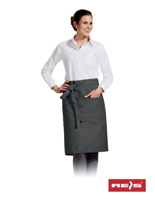 Fzap-2k ds Schürze dunkelgrau Reis